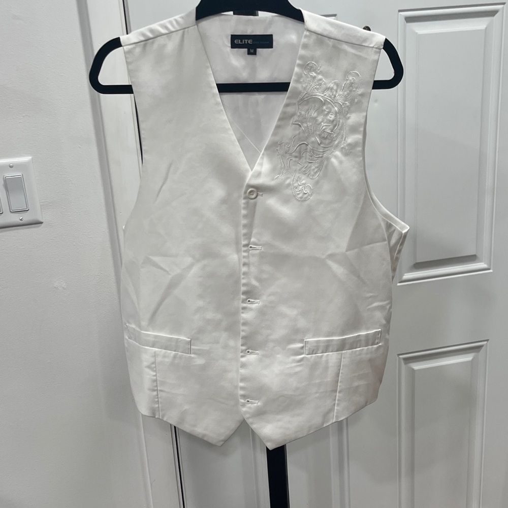 Men's White Vest